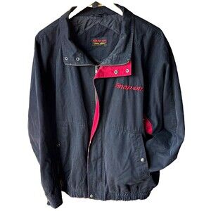 Vintage SNAP-ON Collection Full Zip Insulated Work Chore Jacket, Mens XL, Black